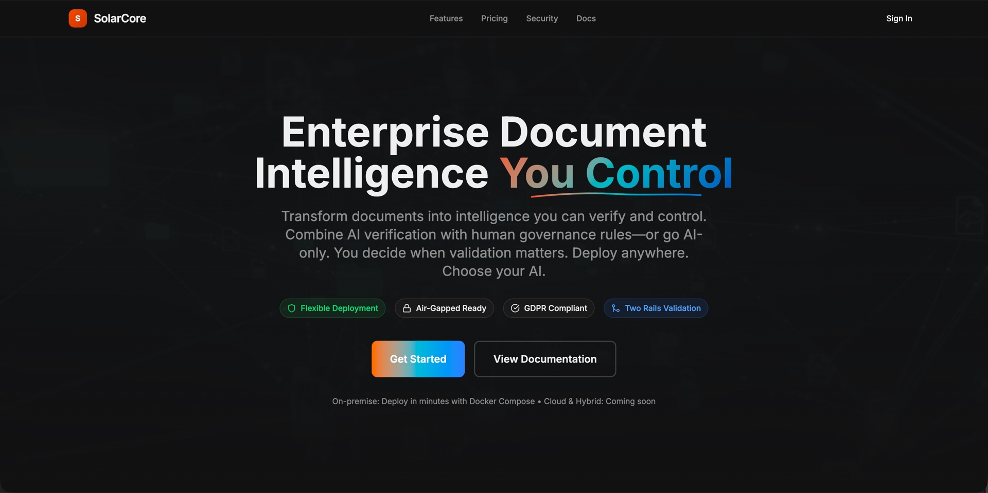 SolarCore - Enterprise Document Intelligence Platform